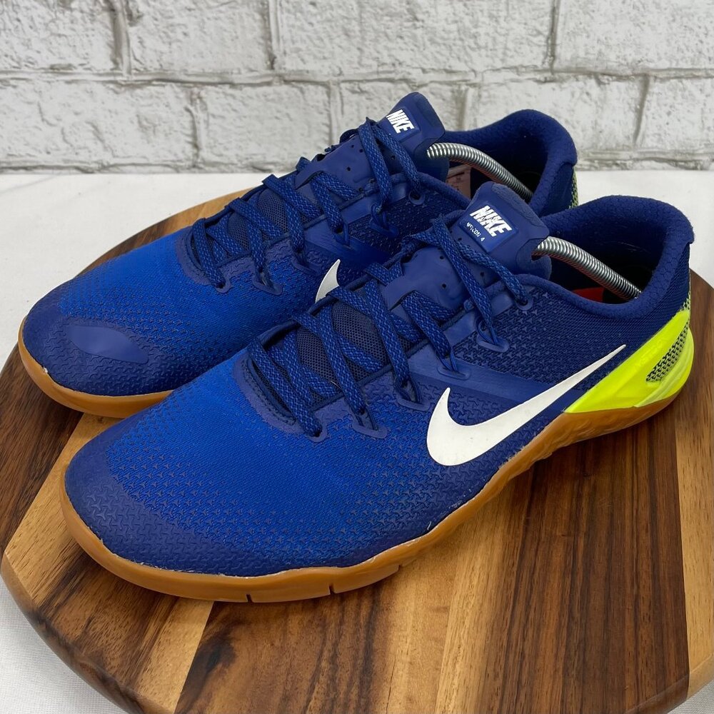 Nike Metcon 4 Racer Blue Mens Size 12  Training Crossfit Workout Gym Shoes